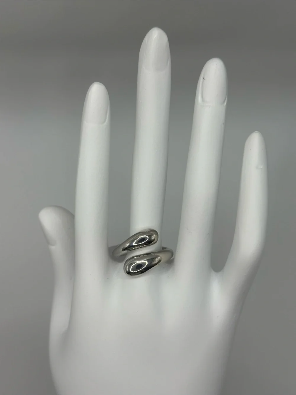 Silver Chunky Open Band Ring